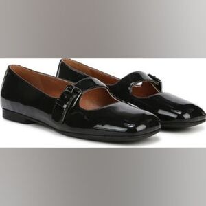 Zodiac Black Patent Leather Flats